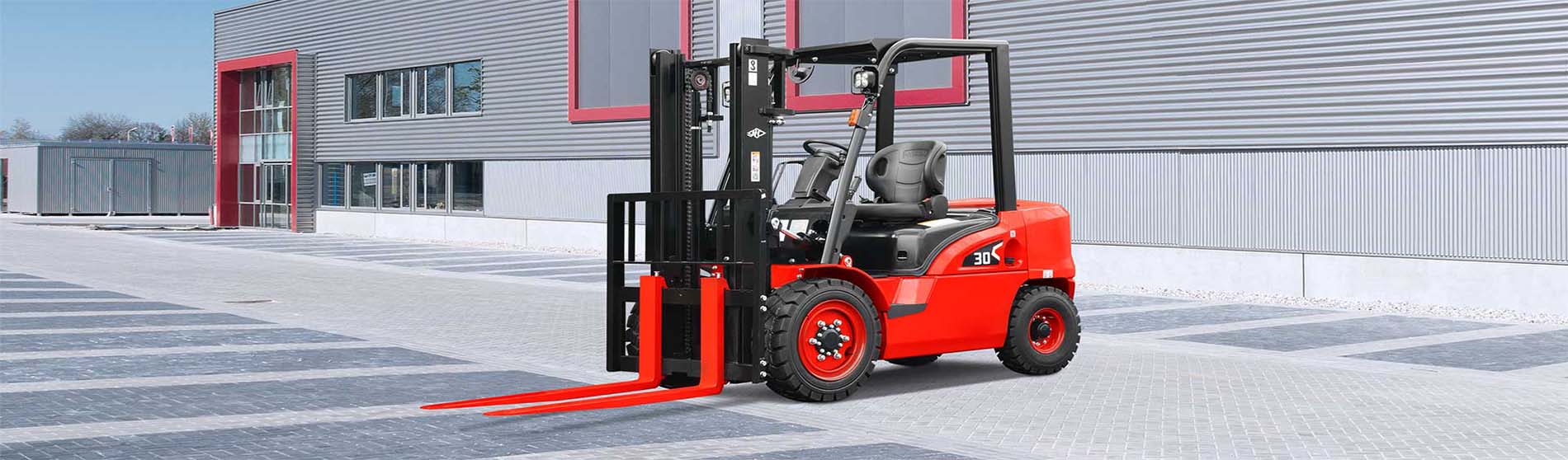 Forklift hire in Ruislip unloading pallets from a commercial truck