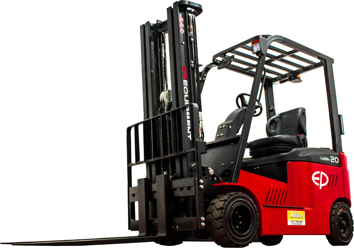 Commercial forklift unloading heavy pallets in Ruislip