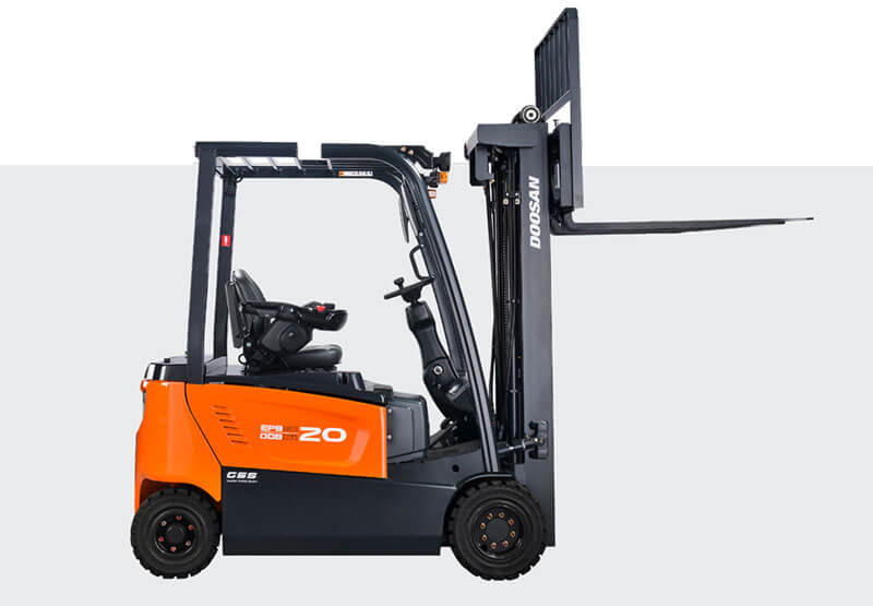 Forklift operator safely handling a commercial load in Ruislip